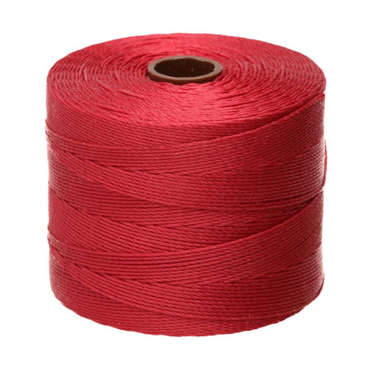 S-Lon Micro Perle Cordon .12mm Scarlett 262yd Bobine