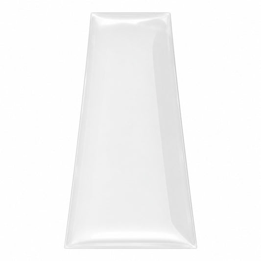 Epoxy Sticker Clear Trapezoid 1 1/2" 10/pk