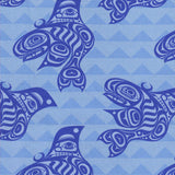 Killer Whale Blue 100% Cotton - Price Per Half Yard