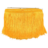 Chainette Fringe 12" Yellow - By the yard