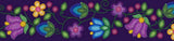 Printed Ribbon 2" Bloom Uplift Purple 20yd Spool