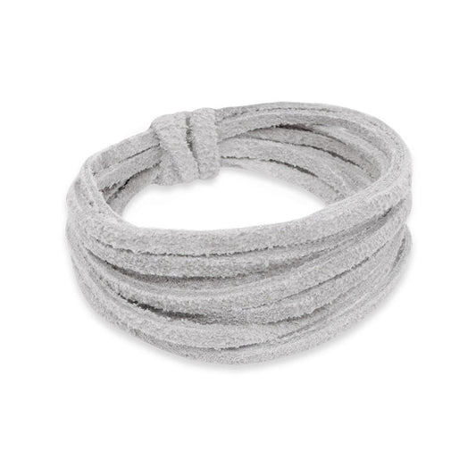 Suede Lace 3mm White 2m