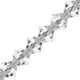 4mm Crystal Preciosa Bicone 5" Strand
