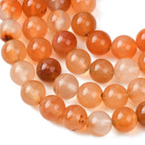 Perles de cornaline de 8 mm (naturelles/teintes) brin de 15 à 16 po