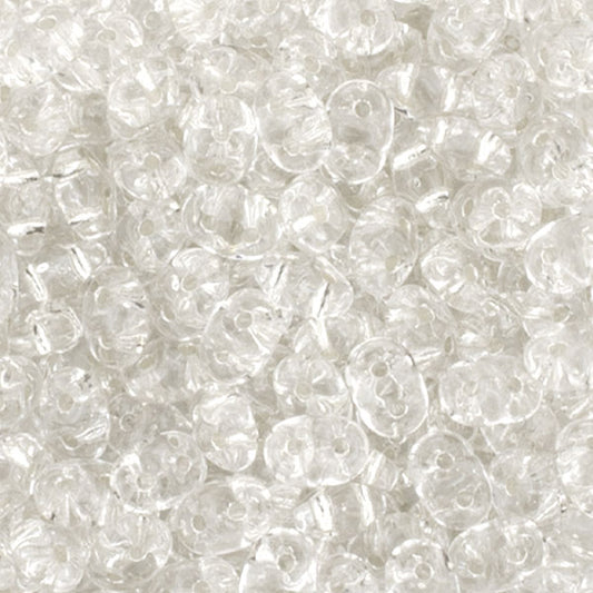 *Czech Miniduo Beads Crystal 8g