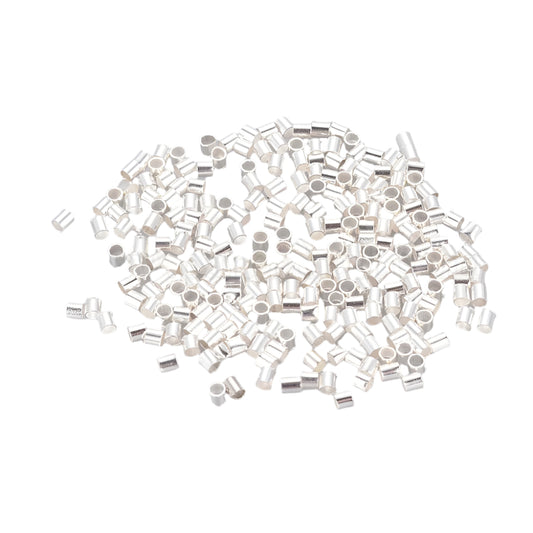 *Crimp Tubes Silver 100/pk