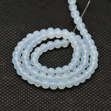 Perles d'opalite (opale simulée) de 8 mm, brin de 15 à 16 po