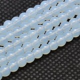 Perles d'opalite (opale simulée) de 8 mm, brin de 15 à 16 po