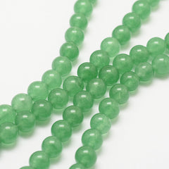 4mm Aventurine Green (Natural/Dyed) Beads 15-16" Strand