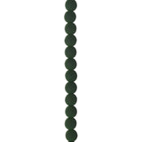 Czech Glass Beads 4mm Round Velvet Dark Green 46/Strand