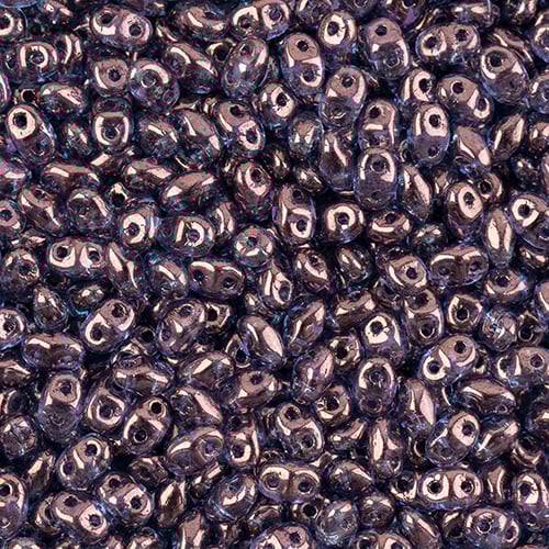 Matubo Czech Miniduo Beads Vega On Crystal 13g