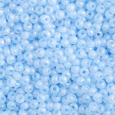 10/0 Czech Seed Beads #029 Opaque Dyed Iris Blue 22g