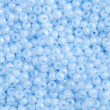 10/0 Czech Seed Beads #029 Opaque Dyed Iris Blue 22g