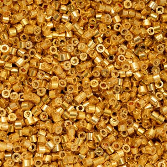 11/0 Cylin Beads #1006 Gold AB 25g Bag