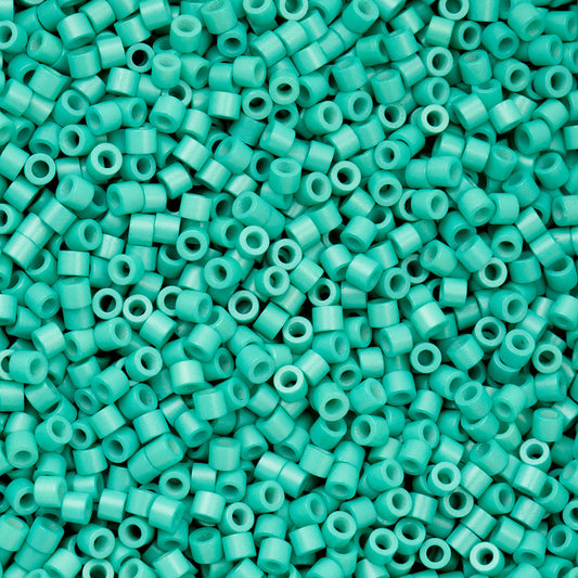 11/0 Cylin Beads #1061 Opaque Turquoise Green 25g Bag