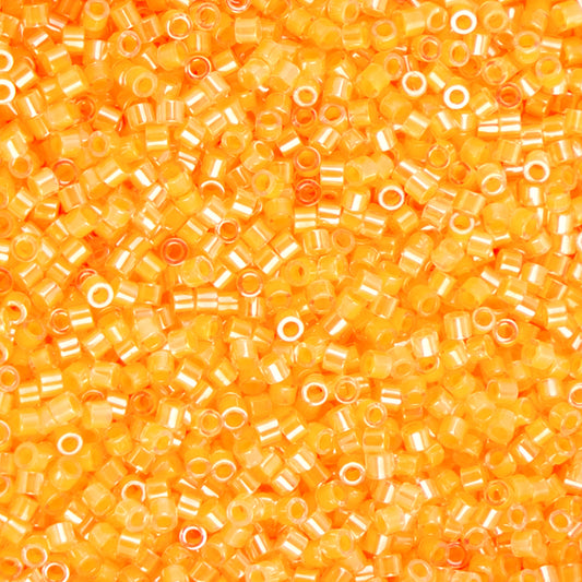11/0 Cylin Beads #1222 Neon Light Orange 25g Bag