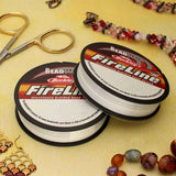 Fireline Beading Thread 6lb Crystal 50yd