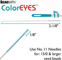 ColorEyes Beading #11 Needles 25/pk