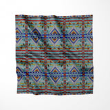 Cotton Fabric Medicine Blessing Turquoise - Half Yard