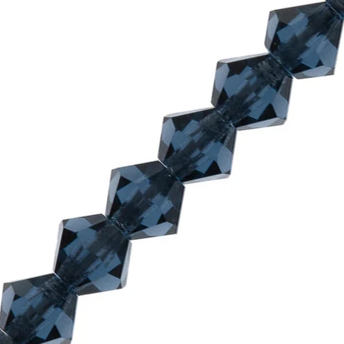 *8mm Montana Preciosa Bicone 5" Strand