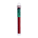 8/0 Czech Seed Beads #144 Opaque Medium Red 22g