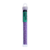 8/0 Perles de rocailles tchèques #1704V Solgel Dyed Chalk Purple 22g
