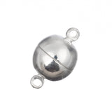 Fermoir Magnétique Argent 10mm 1/pk