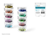 Screw Stack Canisters 1.2x0.9" 10/pk
