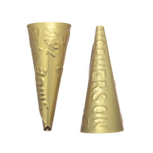 Mcpherson Jingle Cones, Child Gold 100/pk