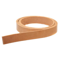 3/4" Vegetable Tanned Tooling Leather Strips - 4 Feet