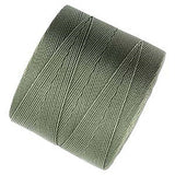 S-Lon Micro Bead Cord .12mm Olive 262yd Spool