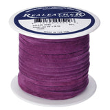 Realeather Suede 1/8" Lace 25yd Violet