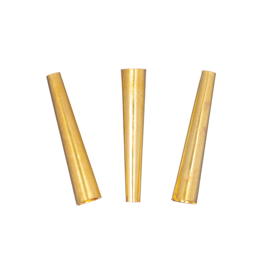 Small Jingle Cone 1.25 in Brass 100/pk