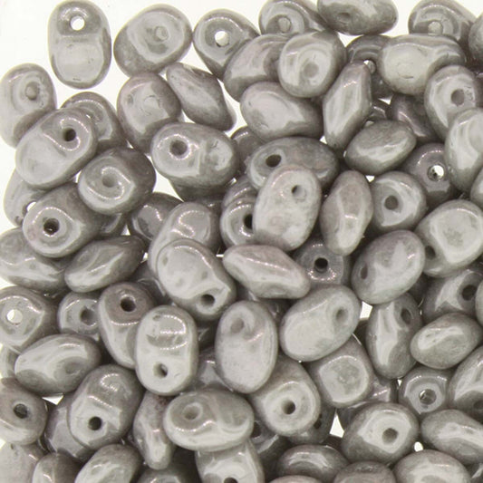 *Czech Superuno Beads Chalk Jet Luster 22g