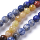 Chakra Beads 8mm Faceted (Natural) 15-16" Strand