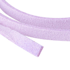 5mm Faux Suede Lace Lilac 5m