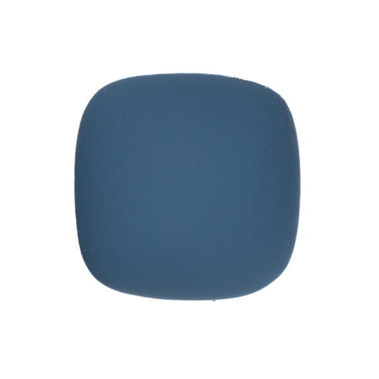 Resin Cabochons, Square 15mm Matte Dark Blue 10/pk