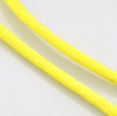 2mm Yellow Rattail Cord 10m
