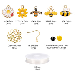 Bee / Flower Bracelet & Earring Kit