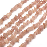 Quartz Strawberry (Natural) Bead Chips 31" Strand