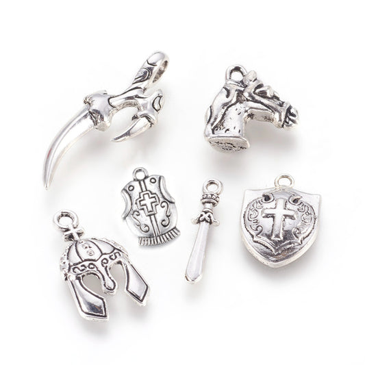 Medieval Metal Charm & Pendant Set 6/pk