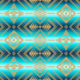 #647 Thunderbird Turquoise 100% Cotton  - Price Per Half Yard