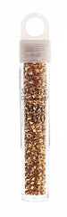 11/0 Delica Bead #0031 24kt Gold AB Plated 3.3g
