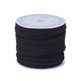 Faux Suede 5mm Lace 5m Black