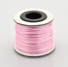 2mm Pearl Pink Rattail Cord 10m