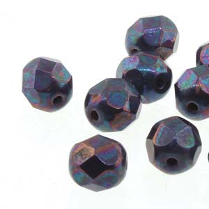 Fire Polished 8mm Nebula Royal 20/Strand