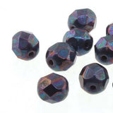 Fire Polished 4mm Nebula Royal 40/Strand