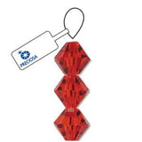 6mm Hyacinth Preciosa Bicone 5" Strand