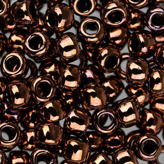6/0 Perles de Rocailles Toho #222 Bronze Foncé Flacon de 8-9g