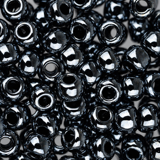 6/0 perles de rocaille Toho # 81 hématite métallique flacon de 8 à 9 g